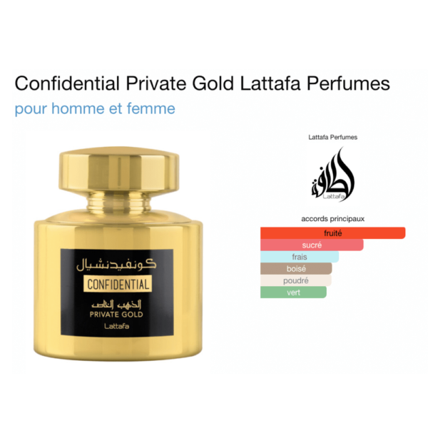 Confidential Private Gold - Lattafa